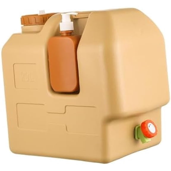 20L Water Container Water Storage Jug with Faucet Large Capacity Portable Water Can Water Carrier for Picnic BBQ Handwashing$$Sport & Recreation Other