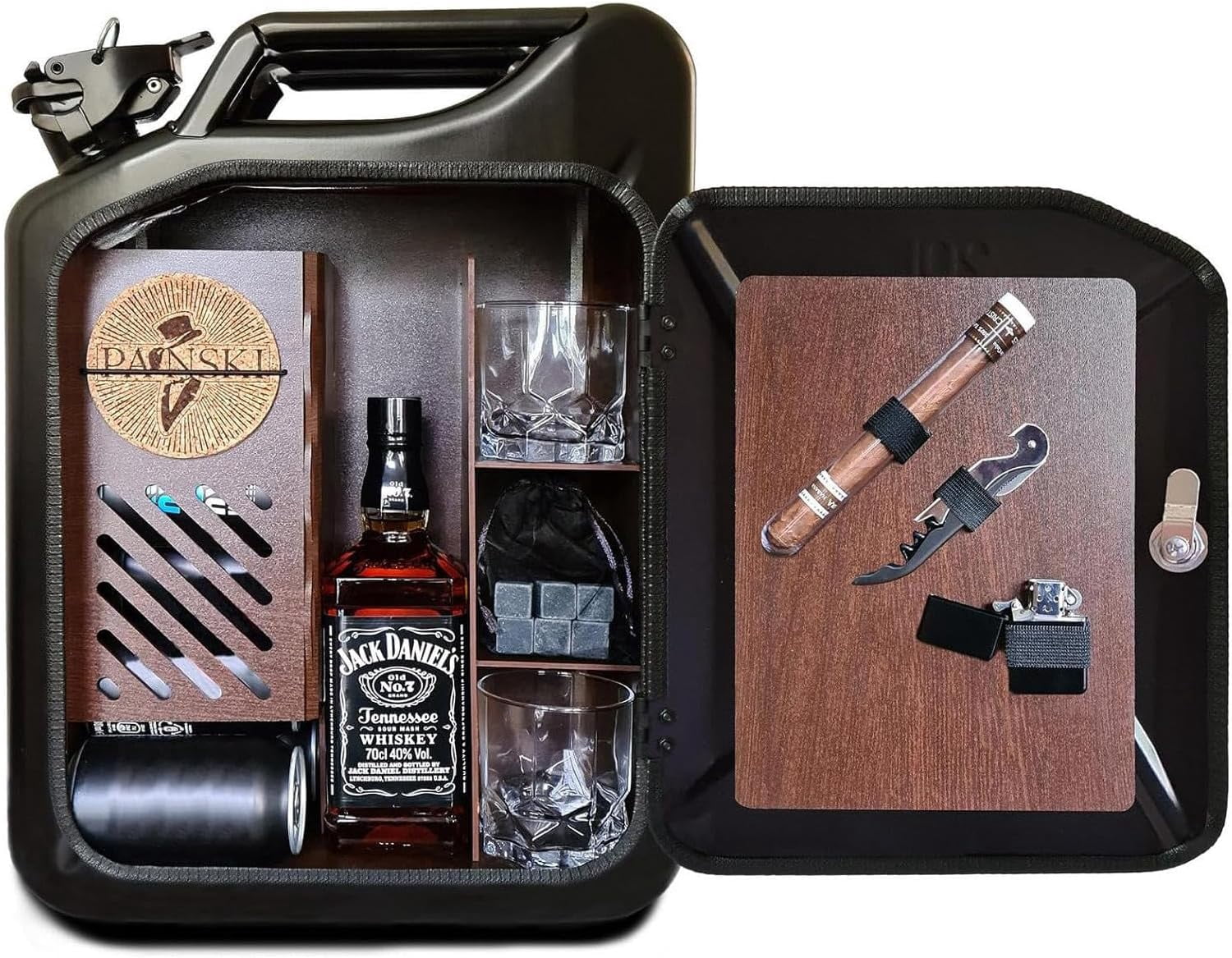 20L Whiskey Bar Cabinet Set, Mini Bar Storage Rack Can Bar Personalized ...