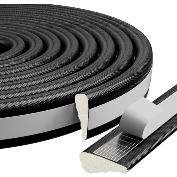 20M-2M Window Sealing Strip Self-adhesive PU Acoustic Foam Door Sealing Strip Soundproof Windproof Window Gap Filling Strip