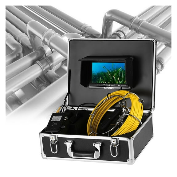 20M / 30M Fish Finder Drain Pipe Sewer Inspection Camera Waterproof Industrial Endoscope Borescope Snake Camera ,Easy to Operate