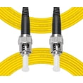 thumbnail image 1 of 20M(66ft) OS2 ST to ST Fiber Optic Patch Jumper Cable Single Mode OS1 OS2, 1 of 1