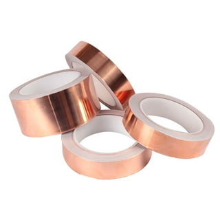 25m Copper Foil Conductive Tape Guitar EMI Shielding Adhesive