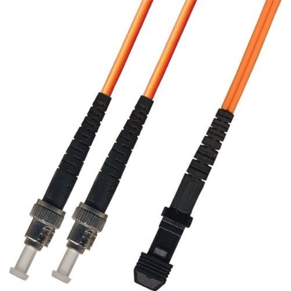 20M Multimode Duplex Fiber Optic Cable (62.5/125) - ST to MTRJ