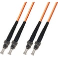 thumbnail image 1 of 20M Multimode Duplex Fiber Optic Cable (62.5/125) - ST to ST, 1 of 1