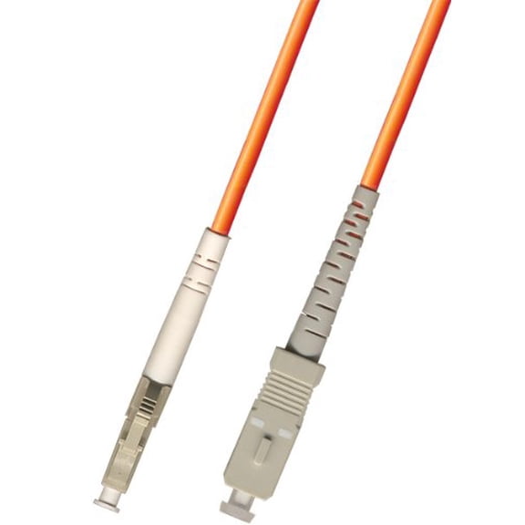 20M - Multimode Simplex Fiber Optic Cable (50/125) - LC to SC
