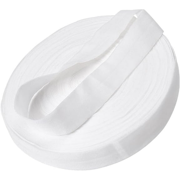 20M Polyester Elastic Cords Flat White 20mm about 21.87 Yards(20m)/Set