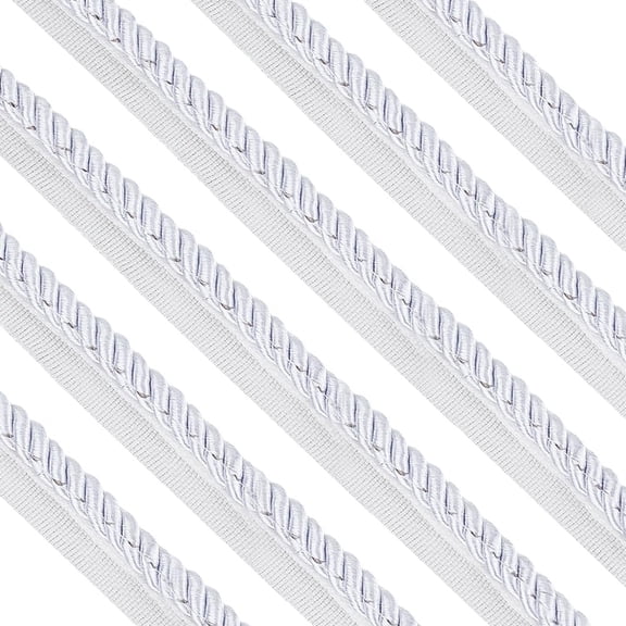 20M Polyester Twisted Lip Cord Trim Twisted Trim Cord Rope Ribbon with Plastic Empty Spools for Home Decoration Upholstery
