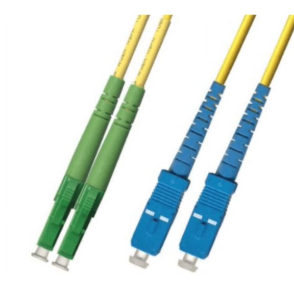 20M - Singlemode Duplex Fiber Optic Cable (9/125) - LC/APC to SC/UPC