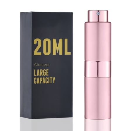 20ML Atomizer Perfume Spray Bottle for Travel Empty Cologne Dispenser, Portable Sprayer (Pink, 1PCS)