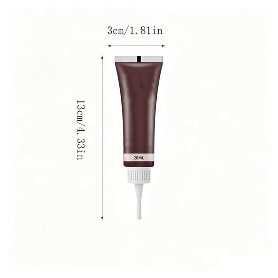 20ML Leather Repair Gel, Brown Scratch Remover Cream, Furniture Car Seat Shoe Bag Restorer, Vinyl Repair Kit for Couches, Leather Restoration Paste, E