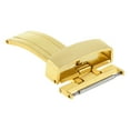 thumbnail image 1 of 20MM DEPLOYMENT BUCKLE CLASP FOR BREITLING PILOT WATCH BAND LEATHER STRAP GOLD, 1 of 2