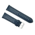thumbnail image 1 of 20MM FOR TAG HEUER CARRERA PERFORATED LEATHER STRAP WATCHBAND QUICK RELEASE BLUE, 1 of 2