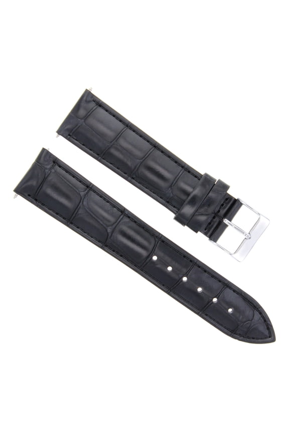20MM GENUINE LEATHER WATCH BAND STRAP FOR CITIZEN ECO-DRIVE WATCH BLACK