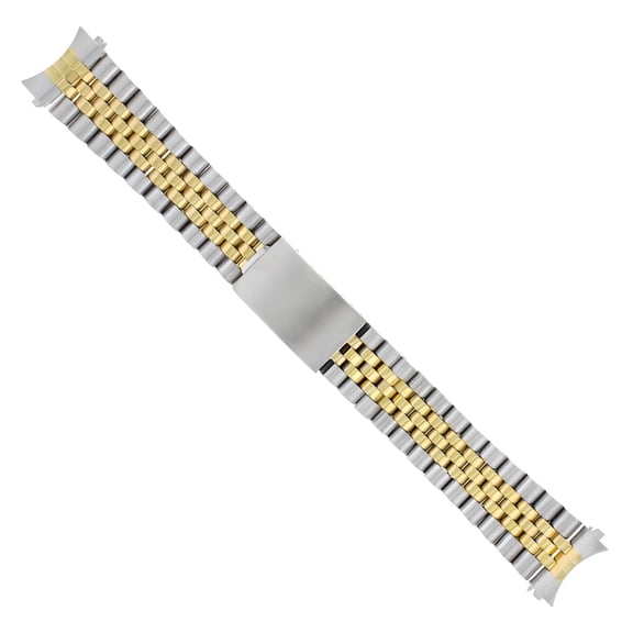 20MM GOLD/SS TWO TONE JUBILEE WATCH REPLACEMENT BAND BRACELET FOR ROLEX TUDOR