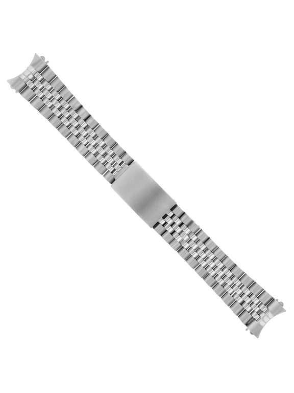20mm Jubilee Watch Band Bracelet, Silver, Compatible With 36mm Rolex 1601 1602,1603 Stainless Steel