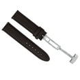 thumbnail image 1 of 20MM LEATHER BAND STRAP SMOOTH FOR TISSOT NAVIGATOR DEPLOYMENT CLASP D/BROWN, 1 of 2