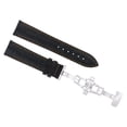 thumbnail image 1 of 20MM LEATHER STRAP BAND DEPLOYMENT CLASP FOR INIVICTA WATCH BLACK ORANGE STITCH, 1 of 2