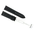 thumbnail image 1 of 20MM LEATHER WATCH BAND STRAP FOR TISSOT PRC200 1853 DEPLOYMENT BUCKLE BLACK, 1 of 2