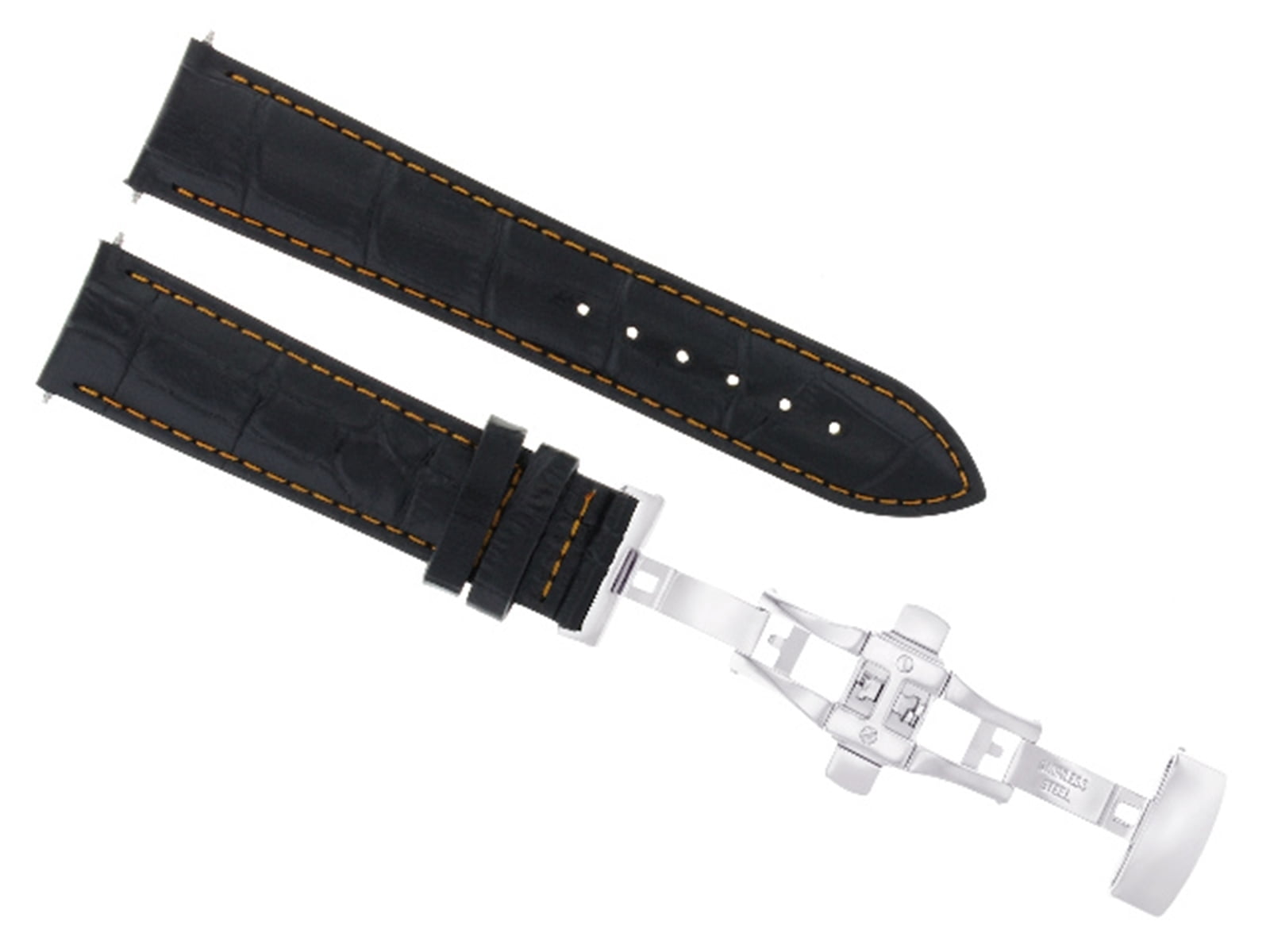 20mm Brown Leather Watch Bands Strap Replacement for Seiko Presage