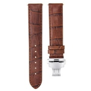 20MM LEATHER WATCH STRAP BAND FOR 40MM ROLEX SUBMARINER GMT MASTER II L/BROWN