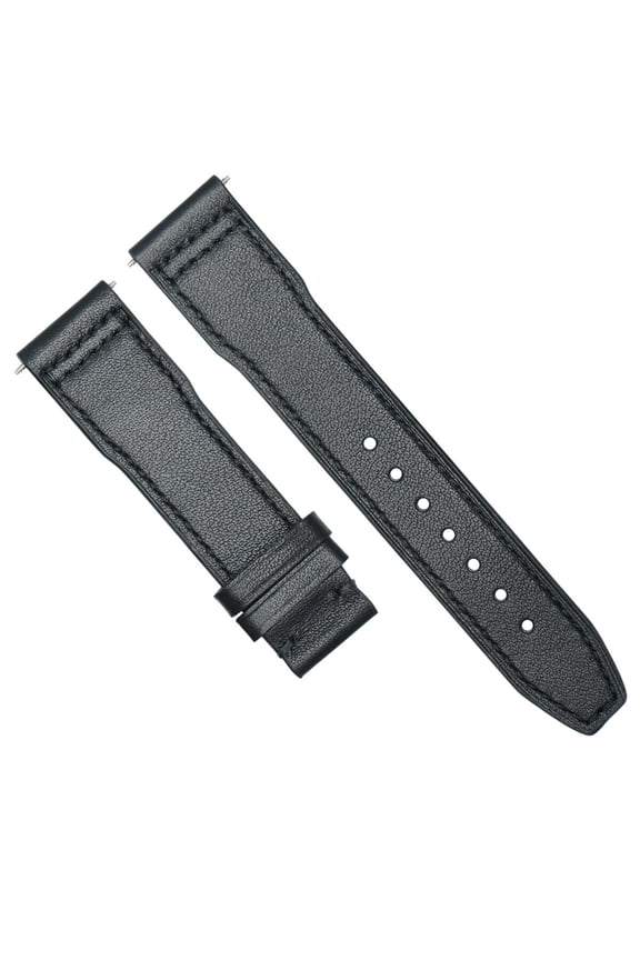 20MM LEATHER WATCHBAND FOR IWC PILOT PORTUGUESE 3714-47 IW328201 TOP GUN BLACK