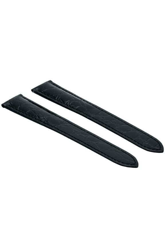 20MM LEATHER WATCH STRAP BAND FOR MAURICE LACROIX CAV511B.FC6225 WATCH BLACK