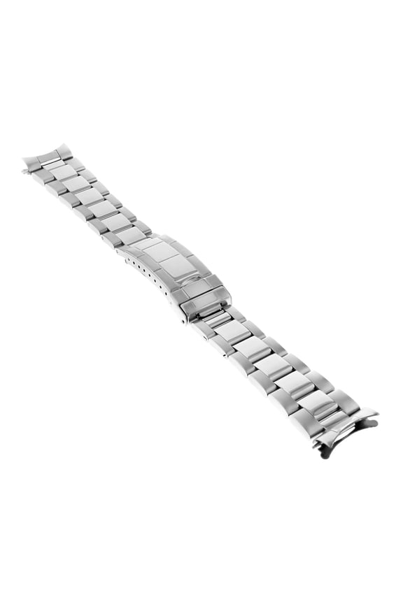 20MM OYSTER WATCH BAND BRACELET FOR ROLEX SUBMARINER SHINY CENTER FLIP LOCK TQ