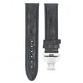 thumbnail image 1 of 20MM PREMIUM LEATHER WATCH STRAP BAND CLASP FOR 42MM TISSOT PRC200 PRS200 BLACK, 1 of 2