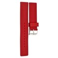 thumbnail image 1 of 20MM RED RUBBER SILICONE SMOOTH FLAT WATCH BAND STRAP, 1 of 2