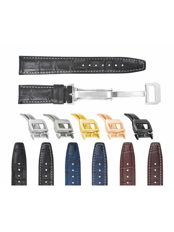 20MM REPLACEMENT LEATHER WATCH BAND STRAP FOR IWC PILOT PORTUGUESE TOP GUN