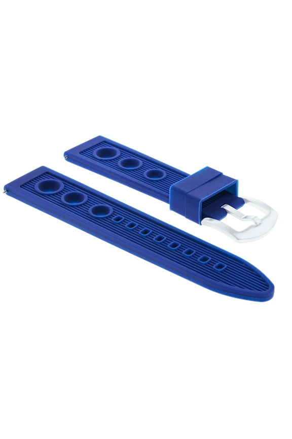 20MM RUBBER WATCH BAND STRAP FOR BREITLING COLT II ABYSS SUPEROCEAN COLT BLUE