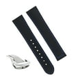 thumbnail image 1 of 20MM RUBBER STRAP BAND BUCKLE CLASP FOR OMEGA SEAMASTER PLANET OCEAN WATCH BLACK, 1 of 2