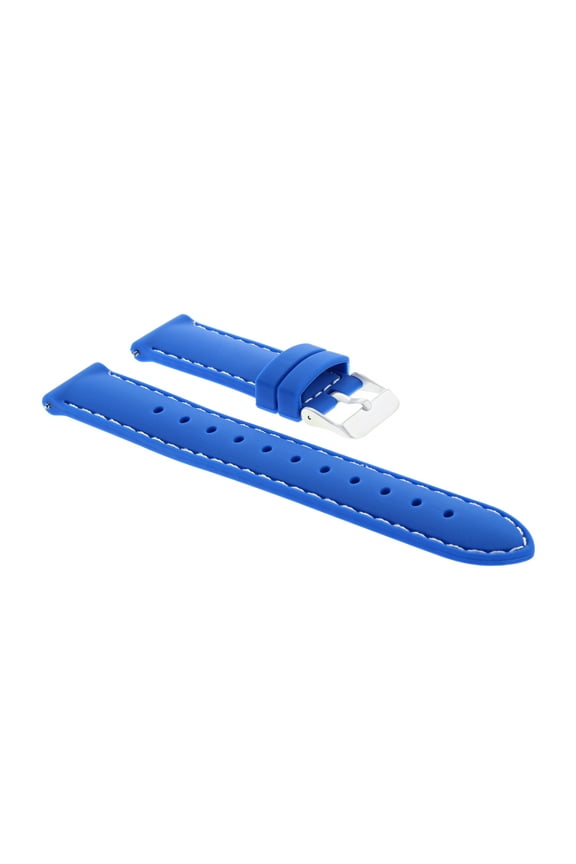 20MM RUBBER STRAP BAND FOR  ROLEX DATEJUST SUBMARINER GMT EXPLORER WATCH BLUE WS
