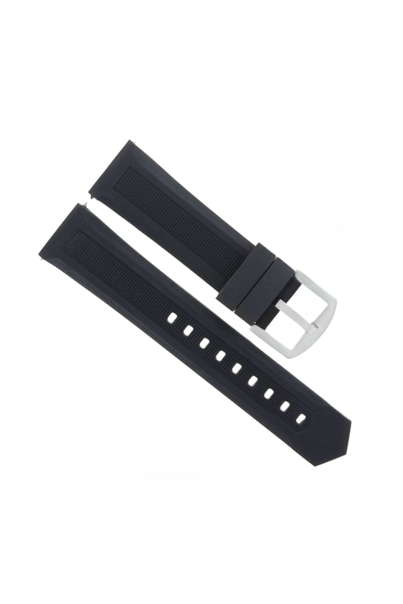 20MM RUBBER WATCH BAND STRAP FOR TAG HEUER F1CAC1110 XG1337. , BT0710 BLACK