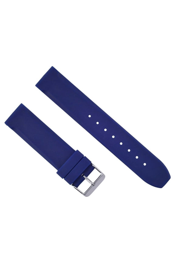 20MM SILICONE RUBBER DIVER BAND STRAP FOR TISSOT PRC200 PRS516 1852 RACING BLUE