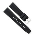 thumbnail image 1 of 20MM SILICONE RUBBER DIVER BAND STRAP FOR TISSOT PRS516 PRC200 RACING BLACK, 1 of 2