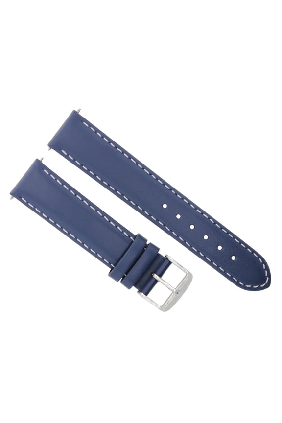 20MM SMOOTH LEATHER WATCH BAND STRAP FOR TISSOT PRC200 PRS516 1853 WATCH BLUE WS