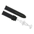 thumbnail image 1 of 20MM SMOOTH LEATHER WATCH BAND STRAP DEPLOY CLASP FOR OMEGA PLANET OCEAN BLACK, 1 of 2