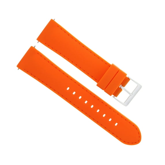20MM SOFT RUBBER WATCH DIVER BAND STRAP FOR FERRARI WATCH ORANGE
