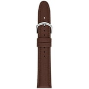 20MM Unisex Brown Genuine Leather Textured Replacement Watch Band FMDBA011