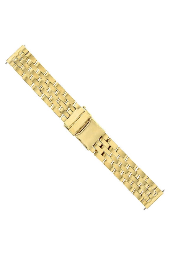 20MM WATCH BAND BRACELET FOR BREITLING CHRONOMAT B13050.1 WATCH COLT 5 LINK GOLD