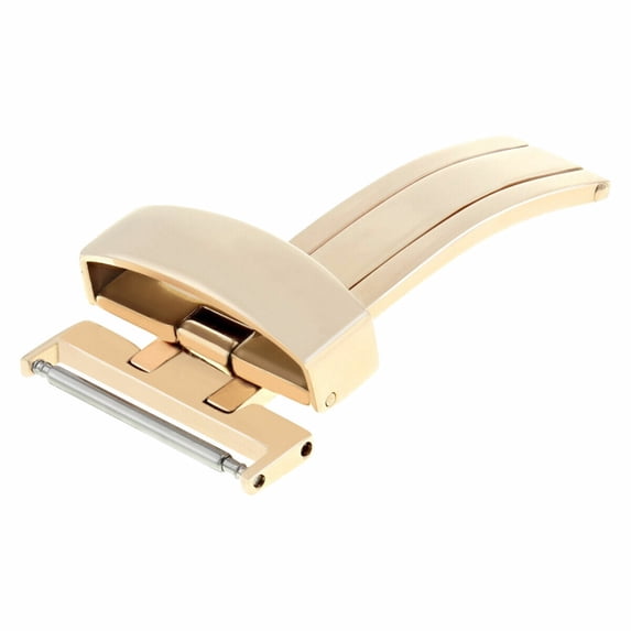 Tagger Clasp 20mm WATCH DEPLOYMENT CLASP BUCKLE STRAP, Rose, Compatible With TISSOT ...