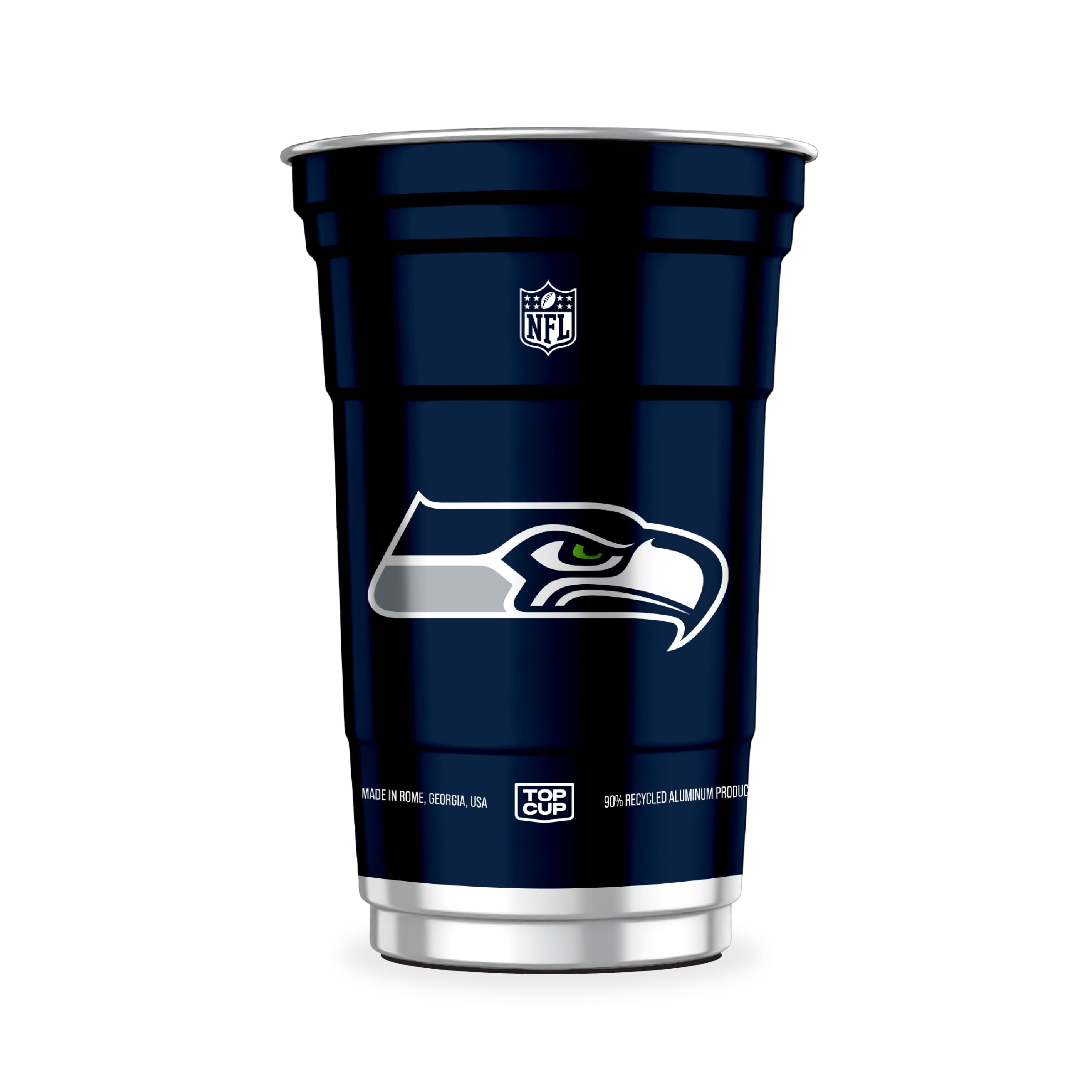 Top Cup NFL Seattle Seahawks Aluminum Party Cups, 20oz, 10 count