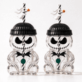 thumbnail image 1 of 20OZ Christmas Horror Nightmare Night Glass Cup with Straw, Nightmare Jack Clear Tumbler with Beanie Hat Lid and Scarf, Cute Novelty Drinkware, Christmas Jack Clear Glass Cup Collectibles Gifts -2PCS, 1 of 6