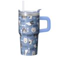thumbnail image 1 of 20OZ Cute Dog Lightweight Tumbler with Handle Insulated Stainless Steel Cup Thoughtful Dog Lover Gifts Unique Birthday Christmas Presents for Women Men Portable and Easy to Clean, 1 of 6