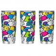 thumbnail image 1 of 20OZ Pop-Art Geometric Print Stainless Steel Insulated Tumbler with Straw - Leak-Proof & Portable Car Cup for Office, Gym & Outdoor, 1 of 6