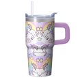 thumbnail image 1 of 20OZ Stainless Steel Unicorn Tumbler with Handle and Straw Double Wall Insulated Cup Coffee Mug Keeps Drinks Cold and Hot Perfect Presents for Women Mom Friends on Birthday Christmas Thanksgiving, 1 of 6
