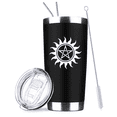 thumbnail image 1 of 20OZ Supernatural Merchandise Insulated Tumbler Coffee Cup Travel Mug,Birthday Gifts for Boys Girls,Unique Ideas for TV Show Fan,Friends,Family, 1 of 8