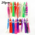 thumbnail image 1 of 20PC Artificial Octopus Squid Soft Fishing Lures Bait Saltwater Colorful 5-16Cm, 1 of 6