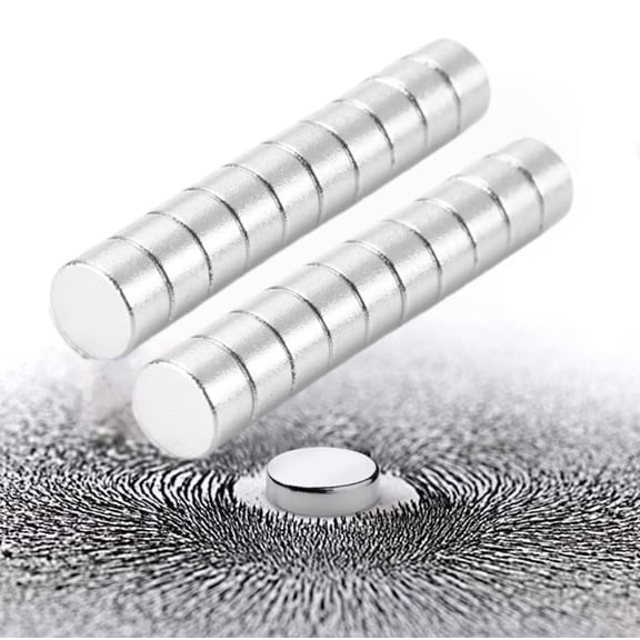 20PC Mini Durable Neodymium Magnets with Transparent Storage Box, Ideal for Whiteboards, Refrigerators, Cabinets, Dry Erase Boards, and Versatile Use in Home, Kitchen, Office, or School